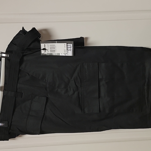 REGAL wear black Cargo pants with belt and ankle draw string size small - Picture 3 of 7